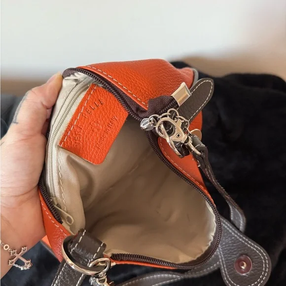 Orange and Black Designer Women's Bag - Picture 9 of 9